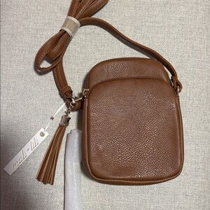 Mali + Lili Vegan Leather Crossbody Bag - New with Tags - Perfect Travel Bag